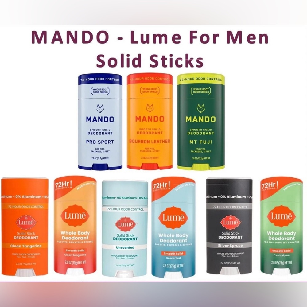 All Natural Whole Body Deodorant
 Solid Stick Deodorant